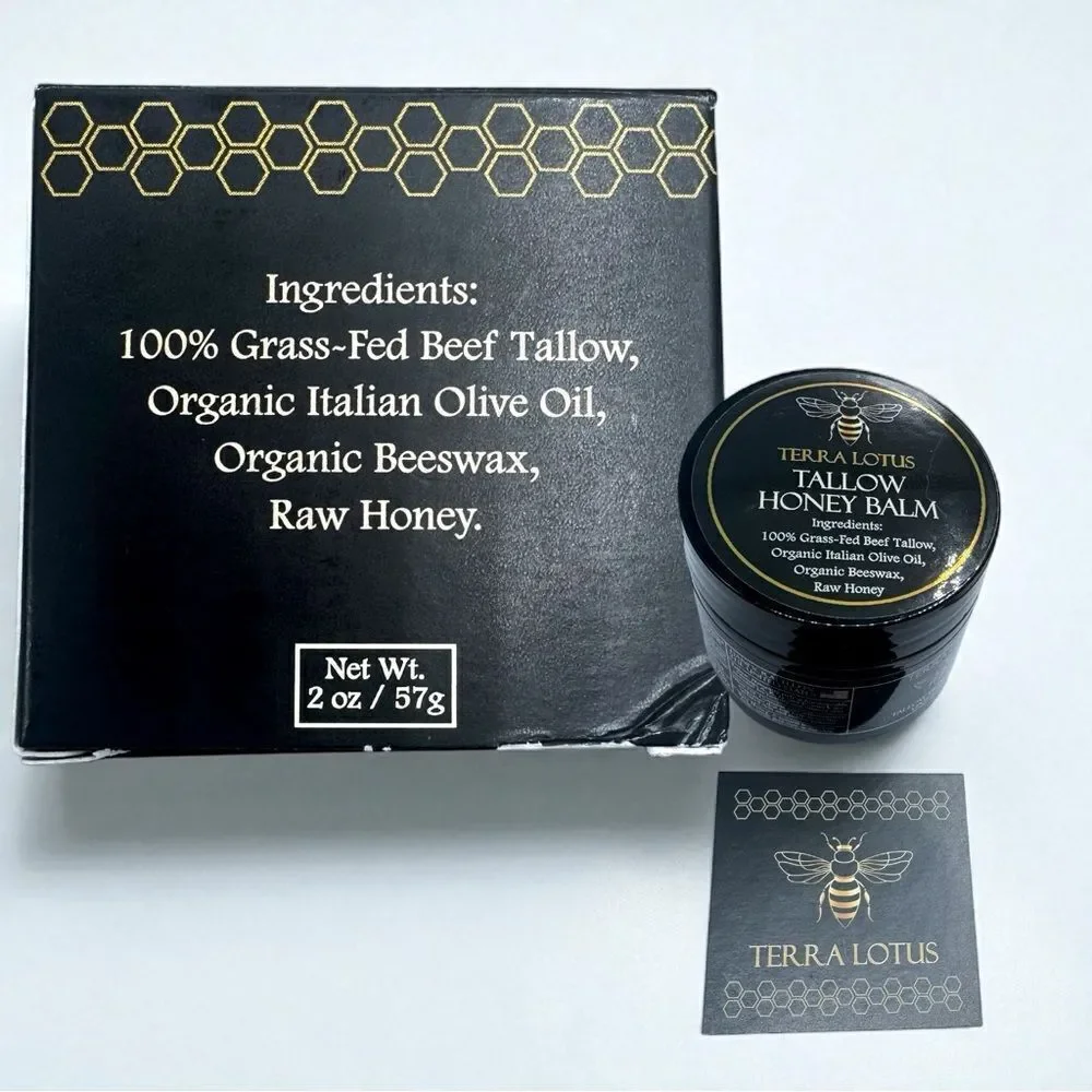Terra Lotus Tallow Honey Balm, 2 oz. NIB